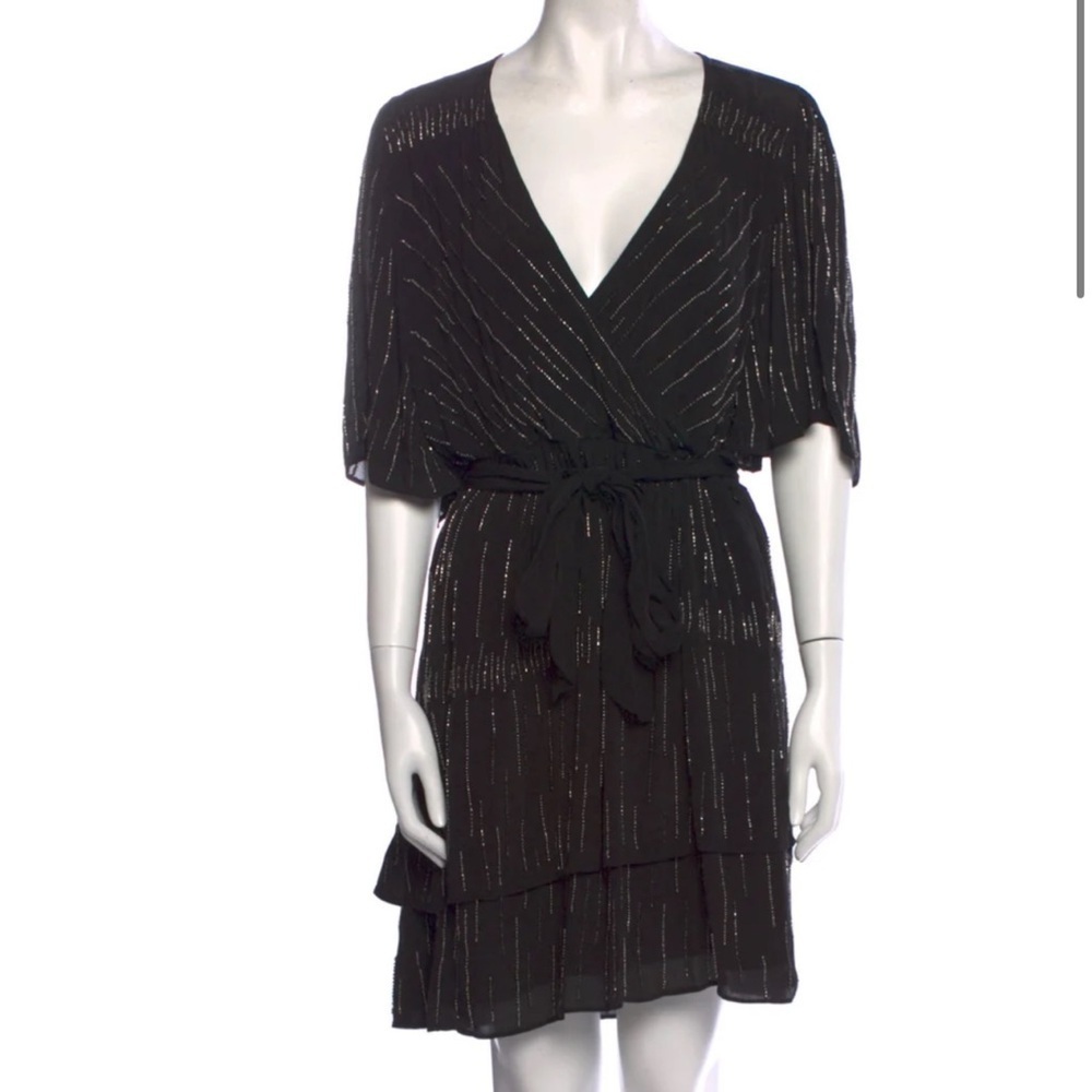 Love Sam anthropologie Striped Knee-Length Dress Size XS
